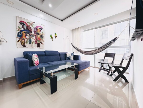 Smart TV - Cosy appartment, Beach reachable in 5 Minutes. Family-sized condo (Cartagena de Indias)