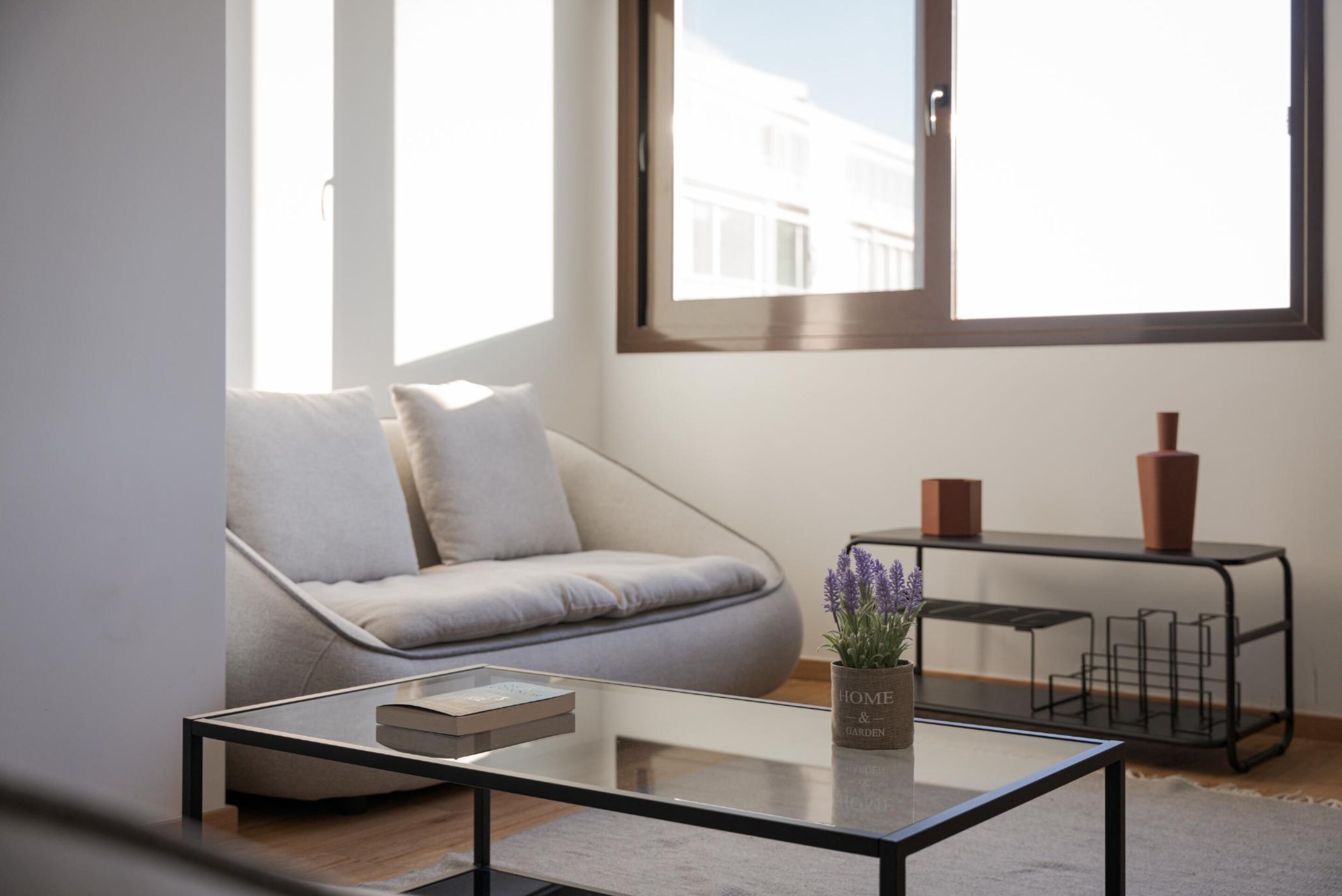 4 habitaciones y sábanas de algodón egipcio 