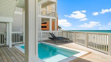 Casa, 5 quartos, piscina particular, vista para o oceano | Piscina particular