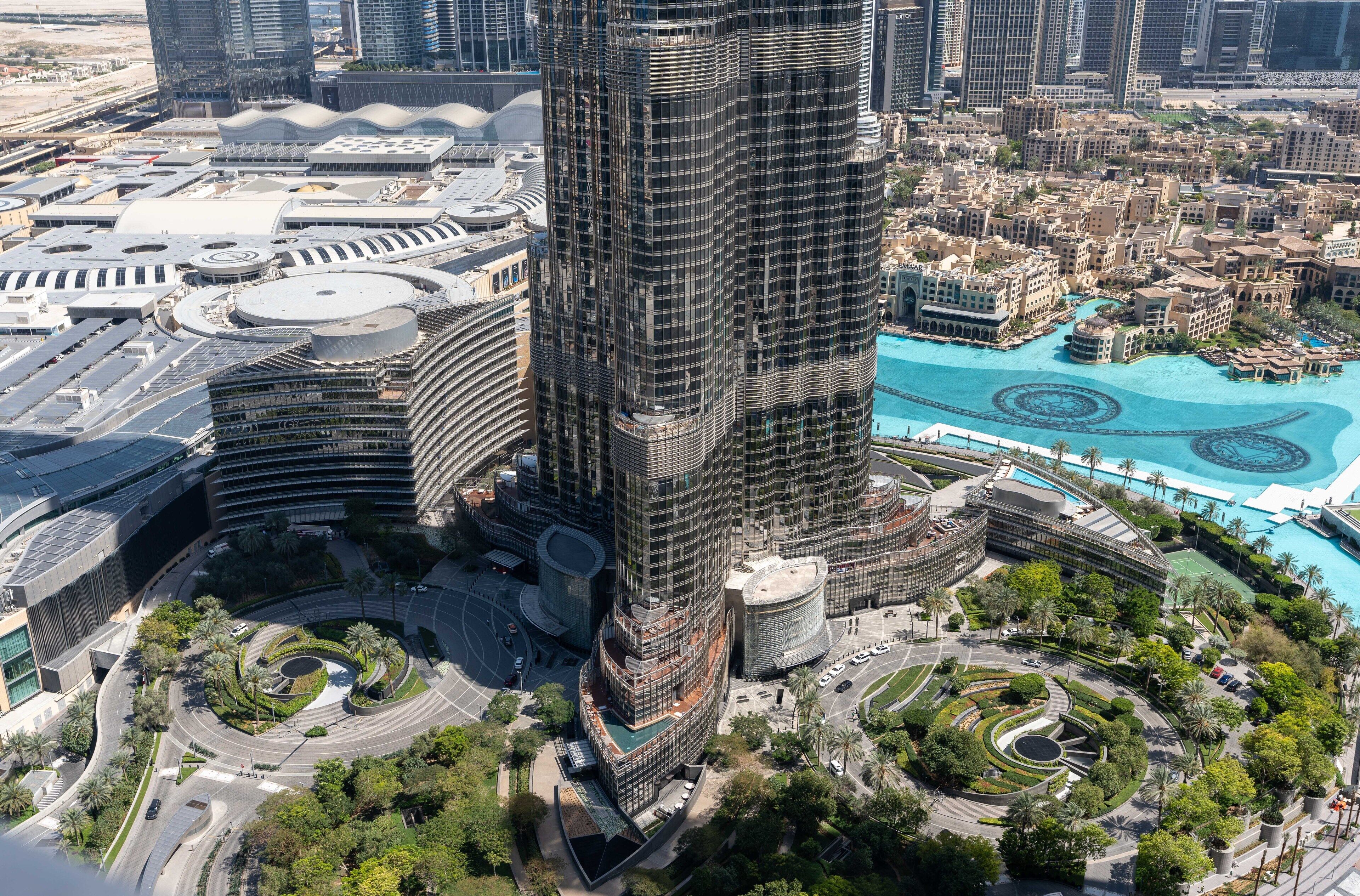 Byutsikt fra overnattingsstedet