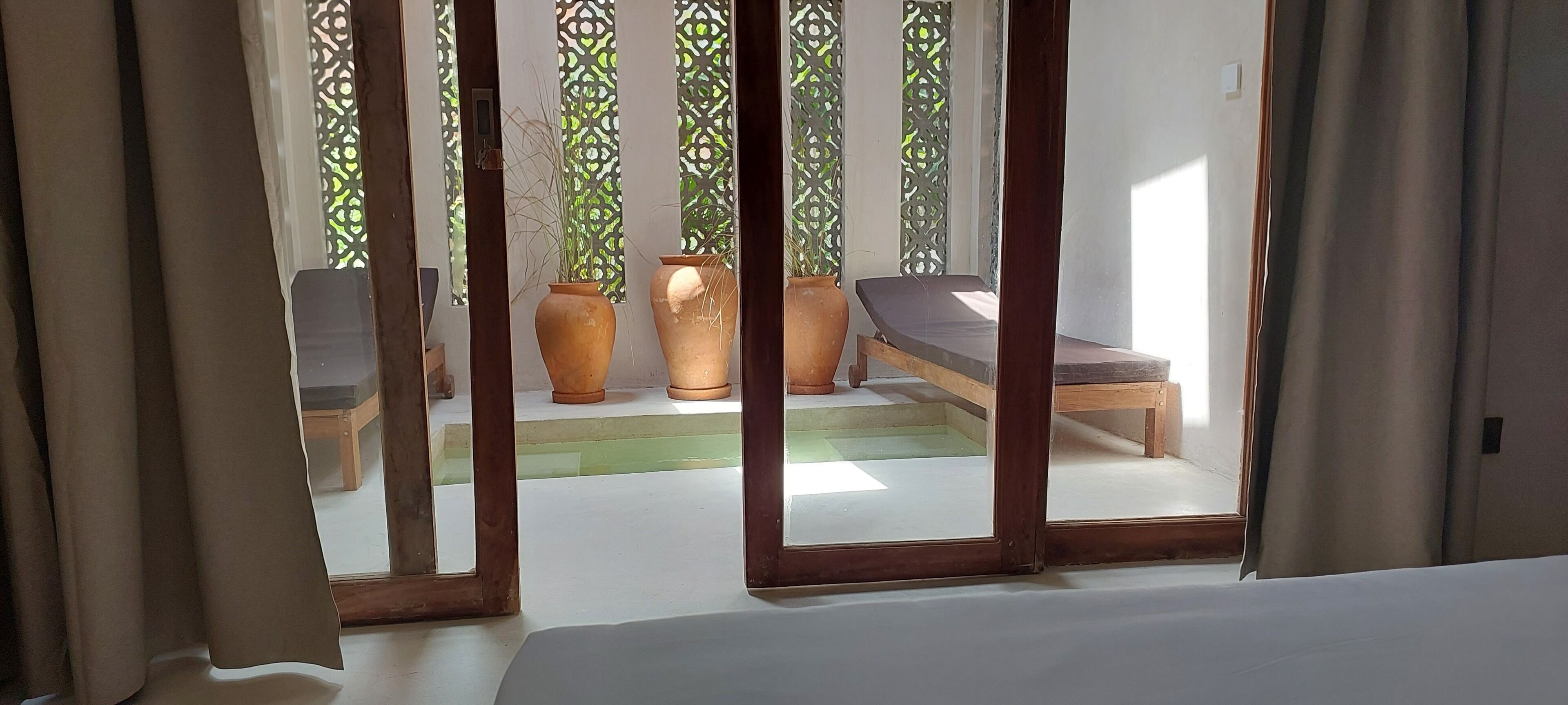 Bañera de hidromasaje privada