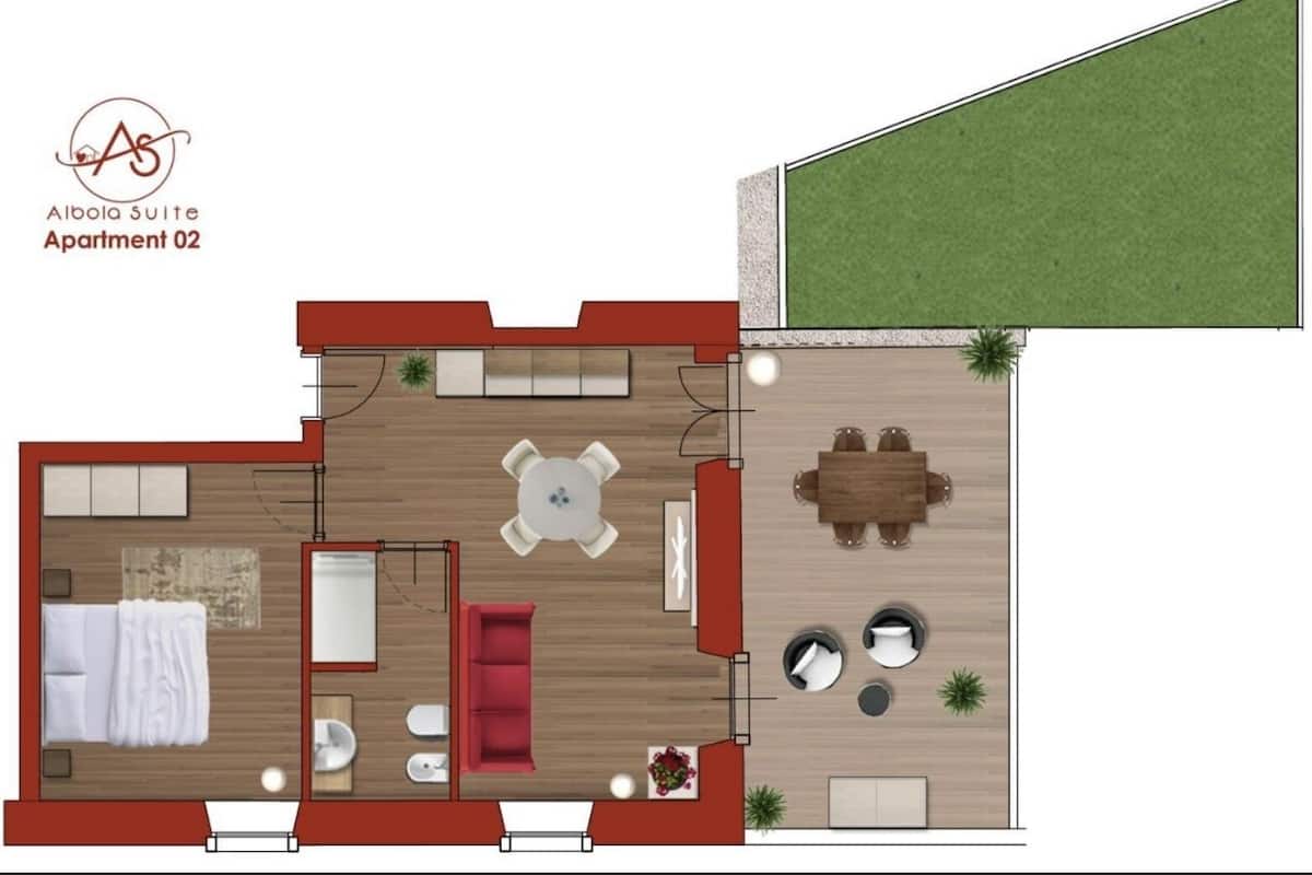 Condo | 1 habitación, ropa de cama de alta calidad, edredón y escritorio