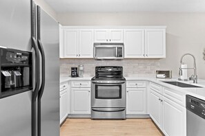 Fridge, microwave, oven, stovetop - Beach Condo | Pool | Beach & Lake Access | 30A (Santa Rosa Beach)