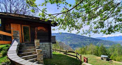 Magnifique grange "Le Muzet" avec bel espace extérieur et calme. Val d'Hérens.