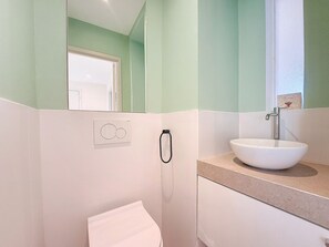Shower, hair dryer