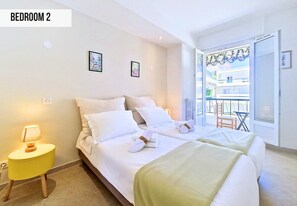 2 Schlafzimmer, Bügeleisen/Bügelbrett