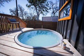 Terrace/patio - Contained in Gruene *Cowboy* Heated Pool (New Braunfels)