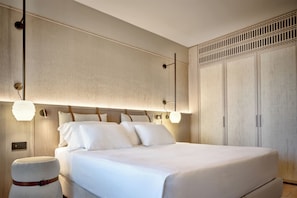 Quarto premium (Sunset view) | Roupas de cama antialérgicas, frigobar, cofres nos quartos