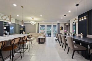 Ferienhaus, Mehrere Betten, Poolzugang, Poolblick (3067MD WIR) | Speisen