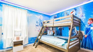 7 bedrooms, individually decorated, individually furnished, bed sheets