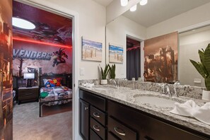 House, Multiple Beds, Pool Access, Pool View (4157LA WIR) | Bathroom | Designer toiletries, towels, toilet paper - Windsor Island Resort 10br Minecraft Game Room Villa Pool Spa Near Disney 4157 (Davenport)