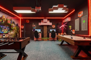 Games room - Windsor Island Resort 10br Minecraft Game Room Villa Pool Spa Near Disney 4157 (Davenport)
