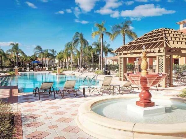 Pool - Bella Vida 12br Luxury Villa Pool Spa Near Disney (Kissimmee)