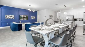 House, Multiple Beds, Pool Access, Pool View (266MB BV) | Dining - Bella Vida 12br Luxury Villa Pool Spa Near Disney (Kissimmee)
