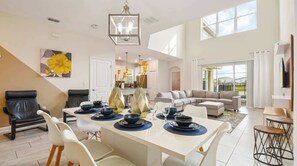House, Multiple Beds, Pool Access, Pool View (8942CCD CG) | Dining - Lakeview Resort Home With Private Pool Near Disney (Davenport)