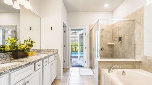 House, Multiple Beds, Pool Access, Pool View (7271OL Solterra) | Bathroom | Designer toiletries, towels, toilet paper - 7BR Solterra Resort - Newly Renovated Home w Pool (Davenport)