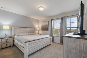 8 bedrooms, individually decorated, individually furnished, bed sheets