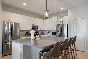 House, Multiple Beds, Pool Access, Pool View (547MB BV) | Private kitchen | Coffee/tea maker - Elegant Home With Pool & Spa, Close to Disney (Kissimmee)