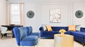 House, Multiple Beds, Pool Access, Pool View (3817LA WIR) | Living area - Spacious Home w/ Private Pool, Near Disney (Davenport)