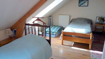 2 chambres, Wi-Fi gratuit, draps fournis