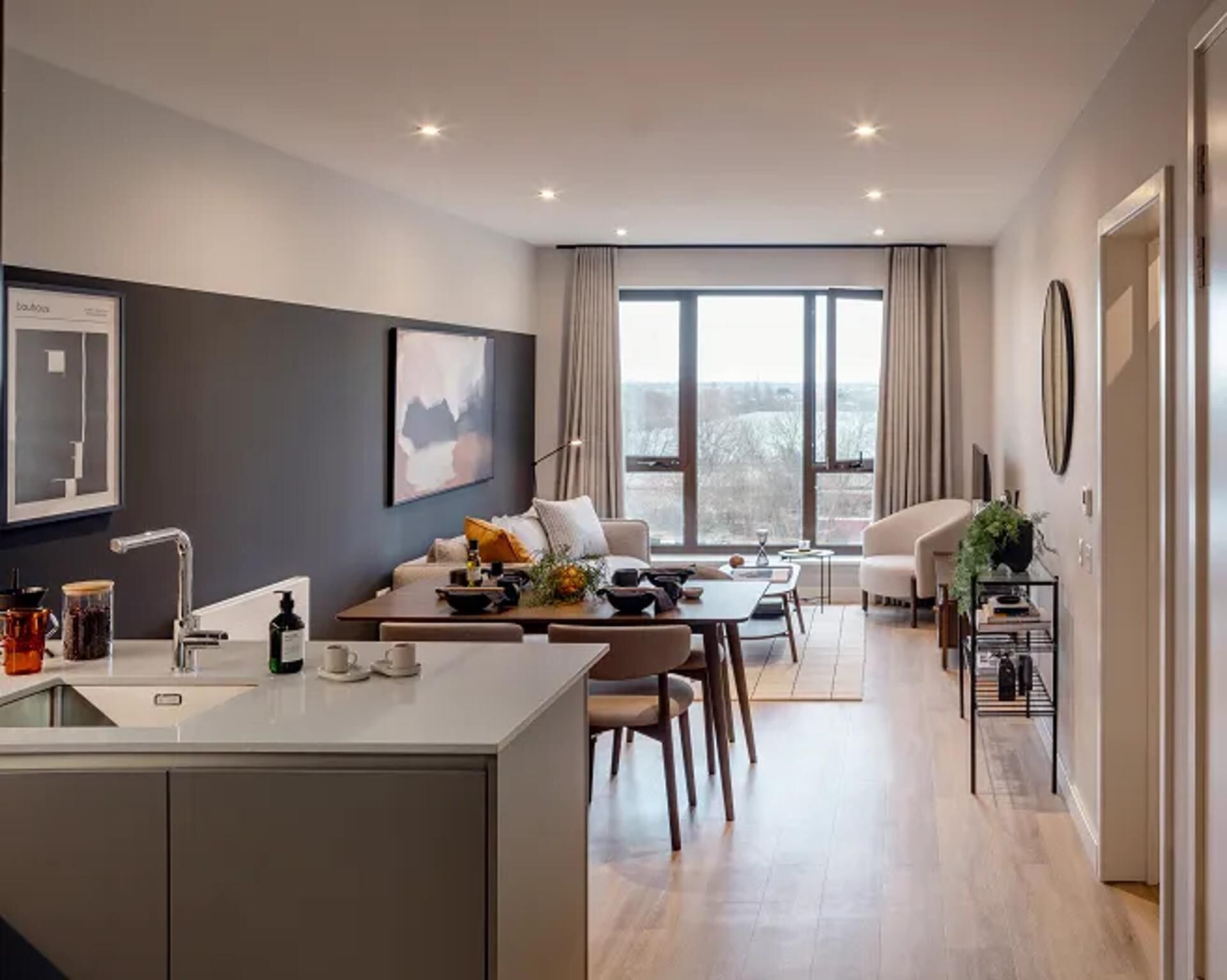 الإطلالة من المنشأة