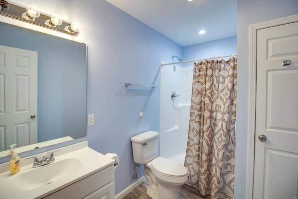 Shower, hair dryer