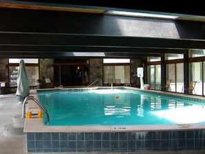 Indoor pool, outdoor pool