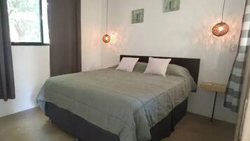 1 bedroom, travel crib, free WiFi, bed sheets