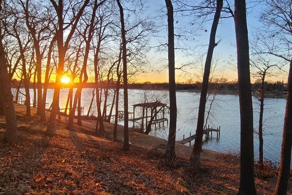 Beautiful sunsets from the inside of the house and backyard...