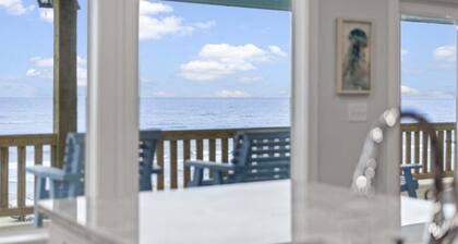 Beachfront | Hot Tub | 6 Bedrooms | Fenced Yard