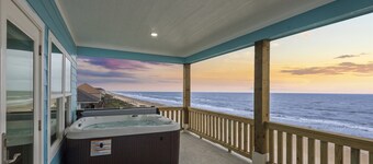 Beachfront | Hot Tub | 6 Bedrooms | Fenced Yard
