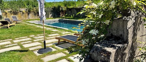 AuĂenpool, beheizter Pool