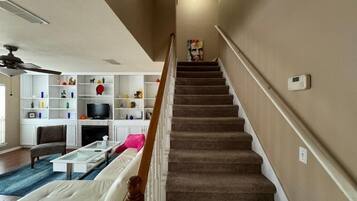 TV connectée, cheminée