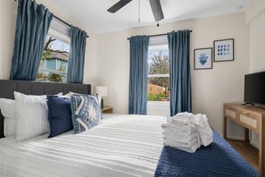 1 soverom, strykejern/-brett, wi-fi og sengetøy