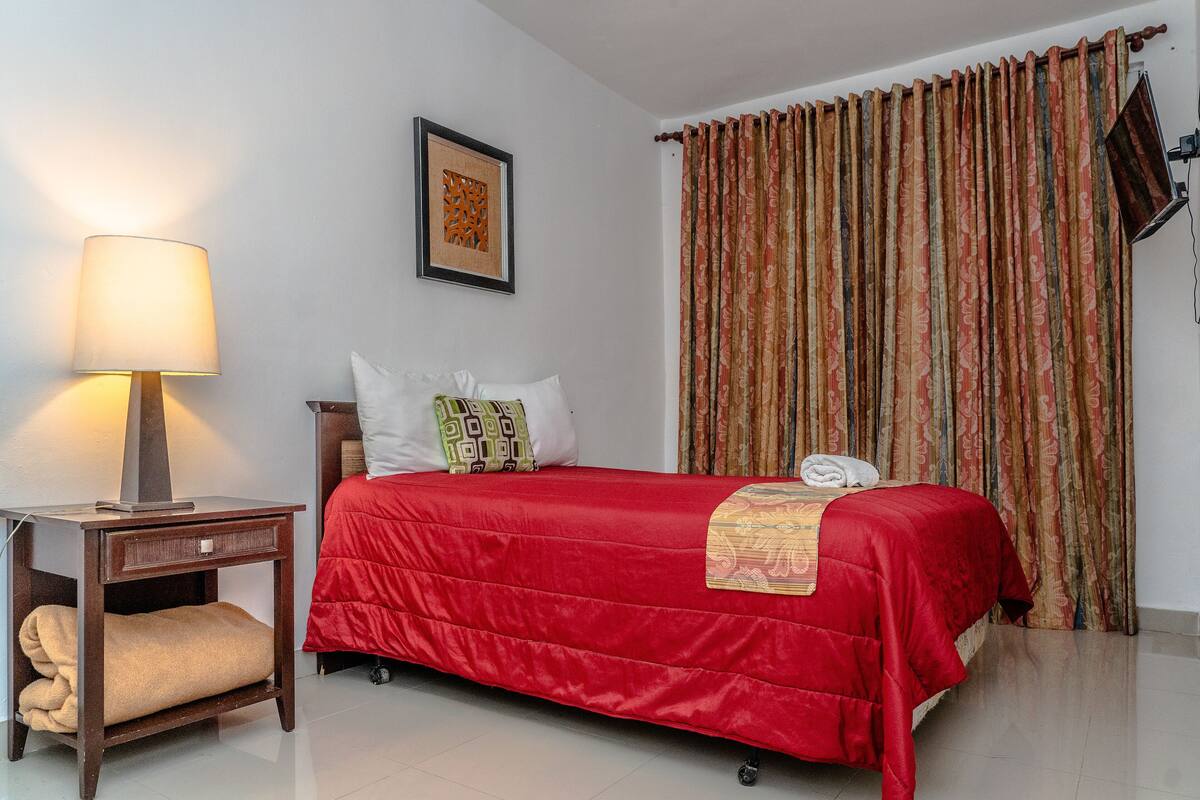 Basic Room | Egyptian cotton sheets, premium bedding, WiFi (free), bed sheets