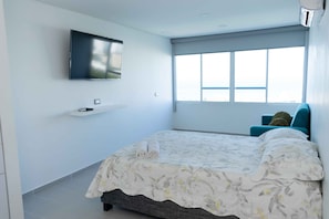 Deluxe Apartment | Iron/ironing board, free WiFi - Apartamento con vista al mar Cartagena (Cartagena)