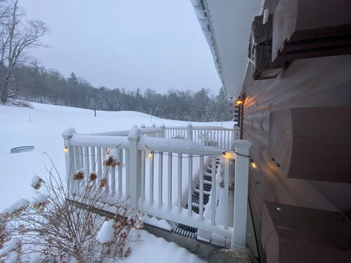 Vermont's Cozy Winter Cabin at Trail End Ranch!