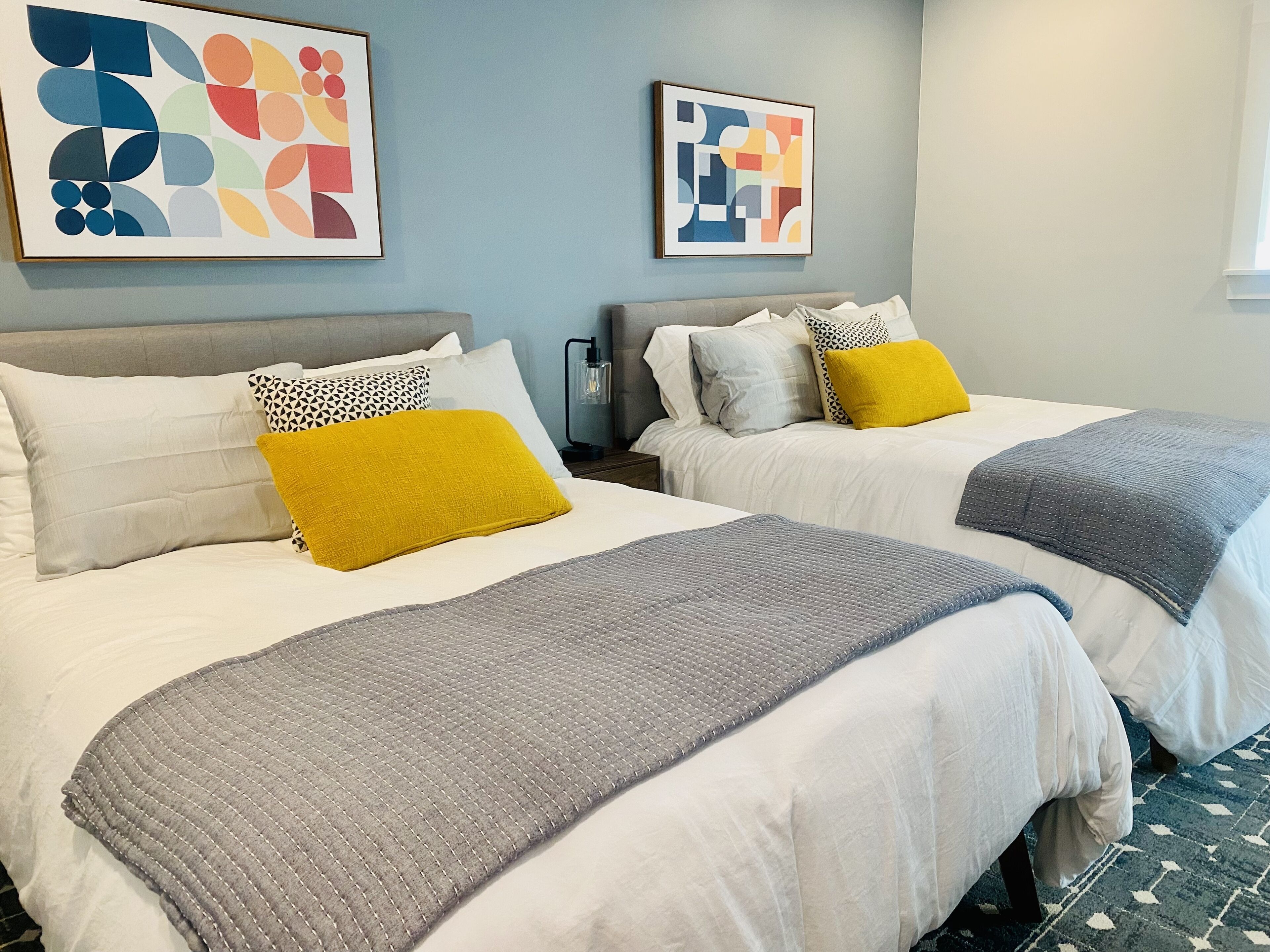 Junior Room, 2 Double Beds | Egyptian cotton sheets, premium bedding, individually decorated
