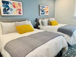 Chambre Junior, 2 lits doubles | Draps en coton égyptien, literie de qualité supérieure