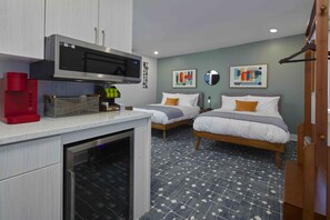 Junior Room, 2 Double Beds | Egyptian cotton sheets, premium bedding, individually decorated