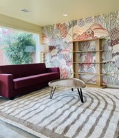 Honeymoon Room | Living area | 50-inch Smart TV with digital channels, pay movies, streaming services