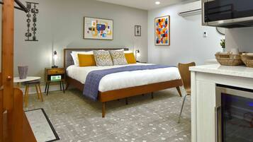 1 bedroom, Egyptian cotton sheets, premium bedding