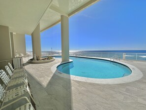 Pool - Palazzo Beachfront Condo | 1BR + Bunks • Pool • Balcony Gulf Views (Panama City Beach)