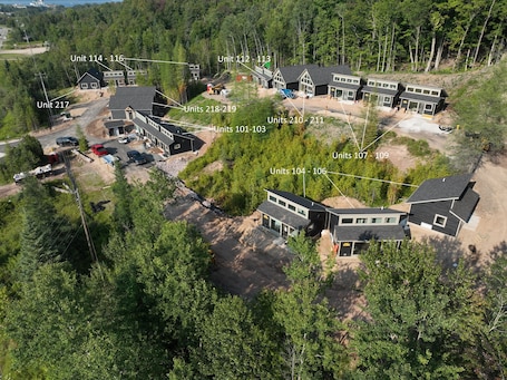 Exterior. EXPLORE Munising Studio Suite 109