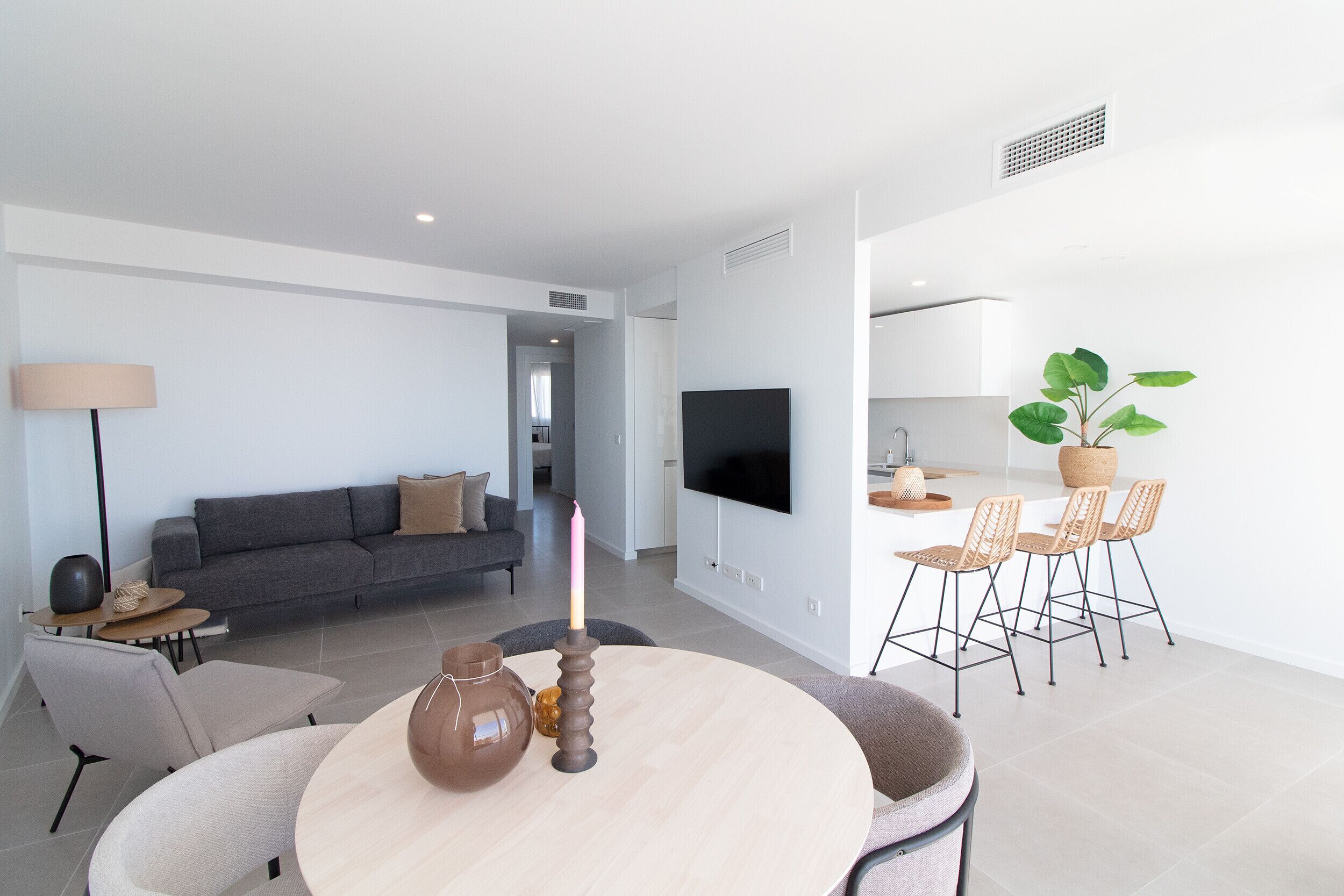Global Vacacional: Moderno Apartamento De Dos Terrazas Con Vistas Al Mar Y La Montaña - Canet de Berenguer