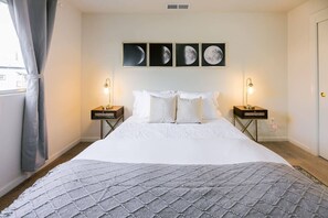 Desk, iron/ironing board, travel cot, free WiFi