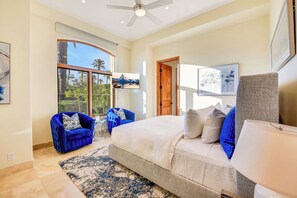 6 bedrooms, desk, iron/ironing board, travel cot