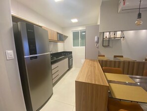 Fridge, microwave, oven, blender - Edf Promenade II Apt 402 Mandi Hospitali (Maceió)