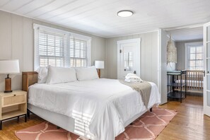 4 bedrooms, iron/ironing board, travel crib, WiFi