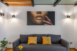 Living area - iFlat | Trastevere crystal loft (Roma)